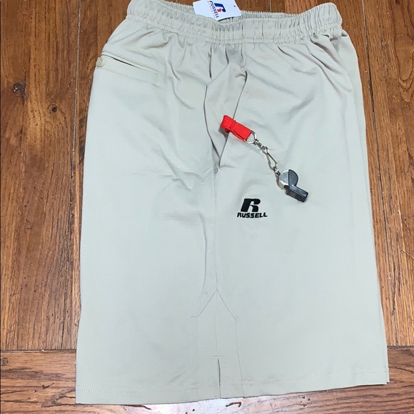 Russell 3 pocket coaches shorts Clearance